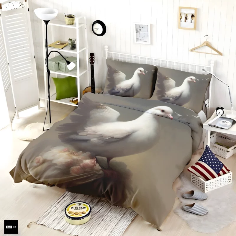 Magical Fantasy Dove Art Bedding Set