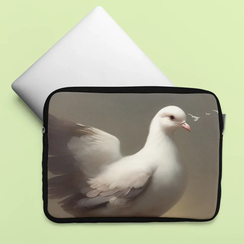 Magical Fantasy Dove Art Laptop Sleeve