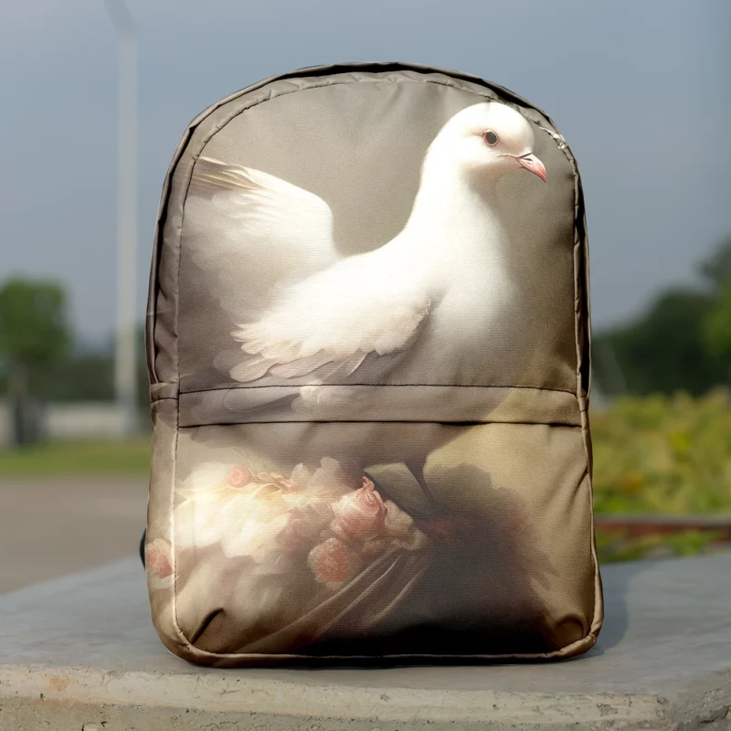 Magical Fantasy Dove Art Minimalist Backpack