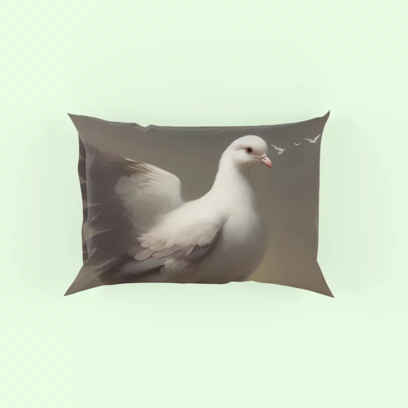 Magical Fantasy Dove Art Pillow Case