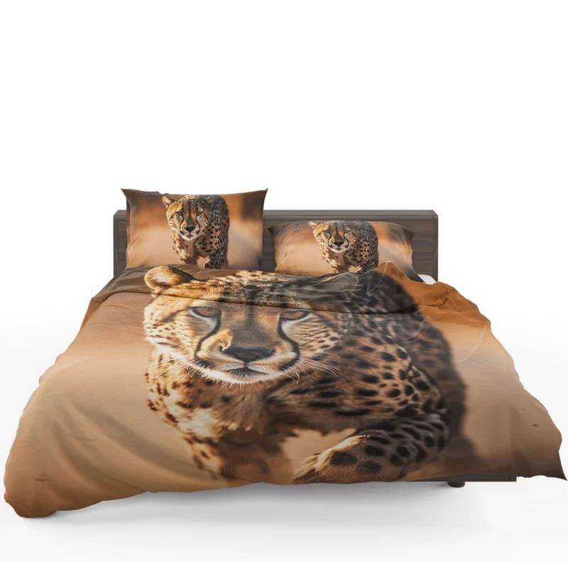 Majestic Cheetah at Sunset Bedding Set 1