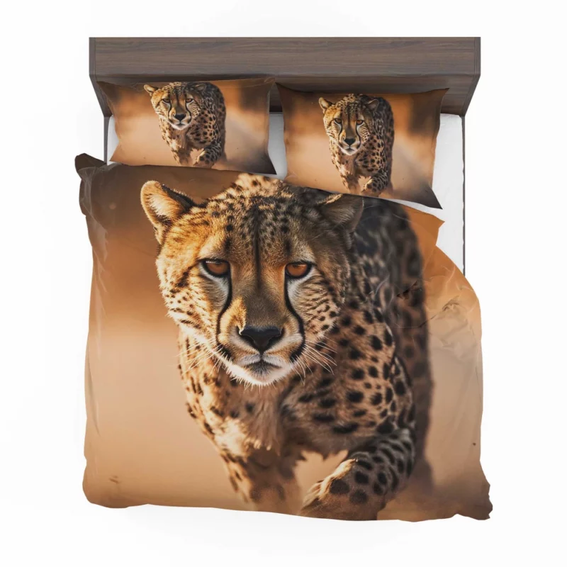 Majestic Cheetah at Sunset Bedding Set 2