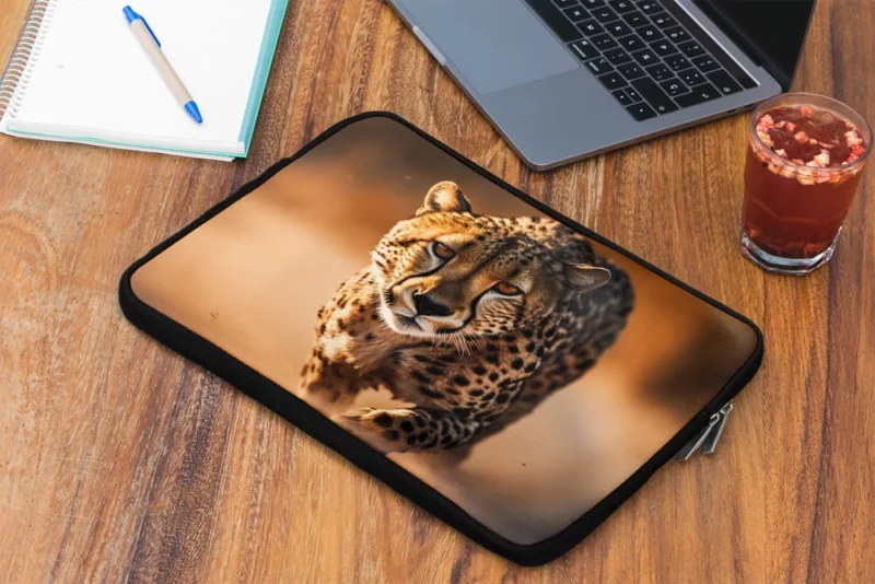 Majestic Cheetah at Sunset Laptop Sleeve 2