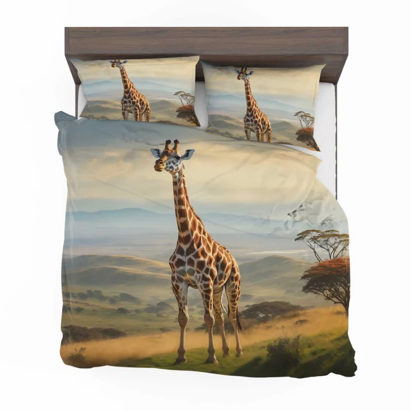 Majestic Hilltop Giraffe Bedding Set 2