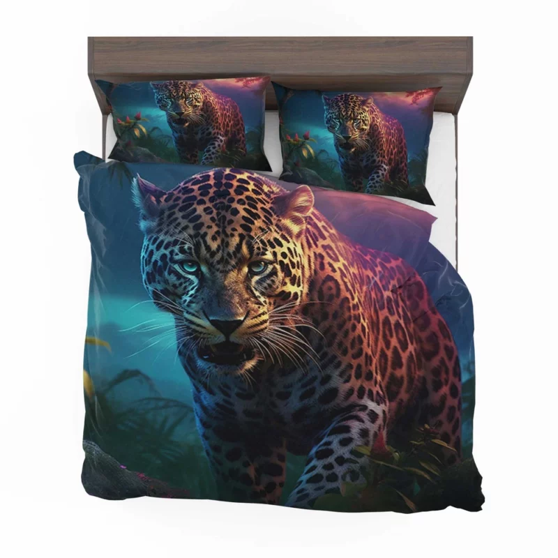 Majestic Jaguar Wallpaper Bedding Set 2