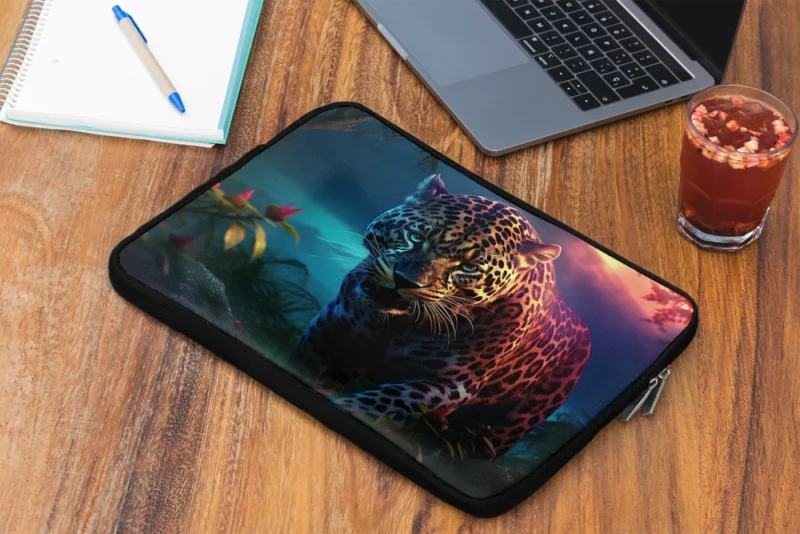 Majestic Jaguar Wallpaper Laptop Sleeve 2