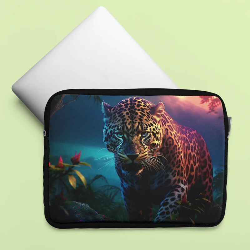 Majestic Jaguar Wallpaper Laptop Sleeve