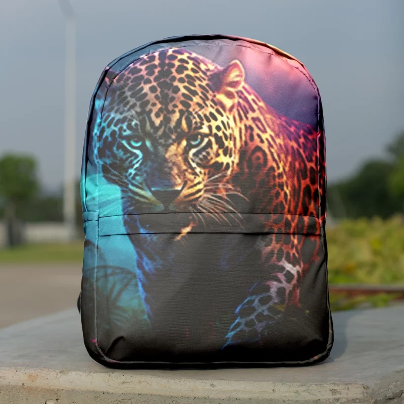 Majestic Jaguar Wallpaper Minimalist Backpack