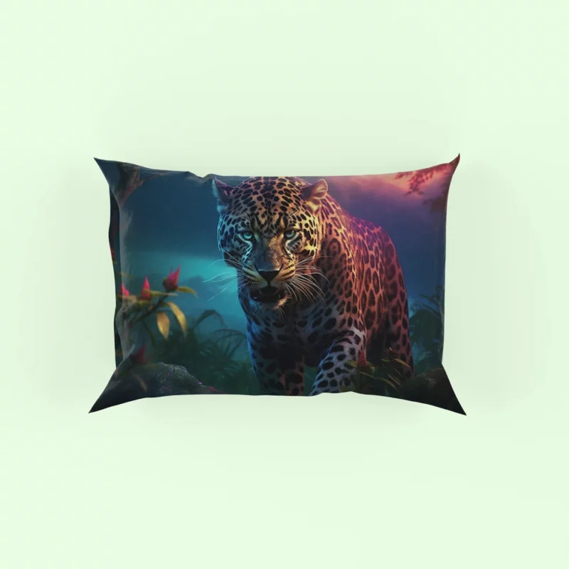 Majestic Jaguar Wallpaper Pillow Case