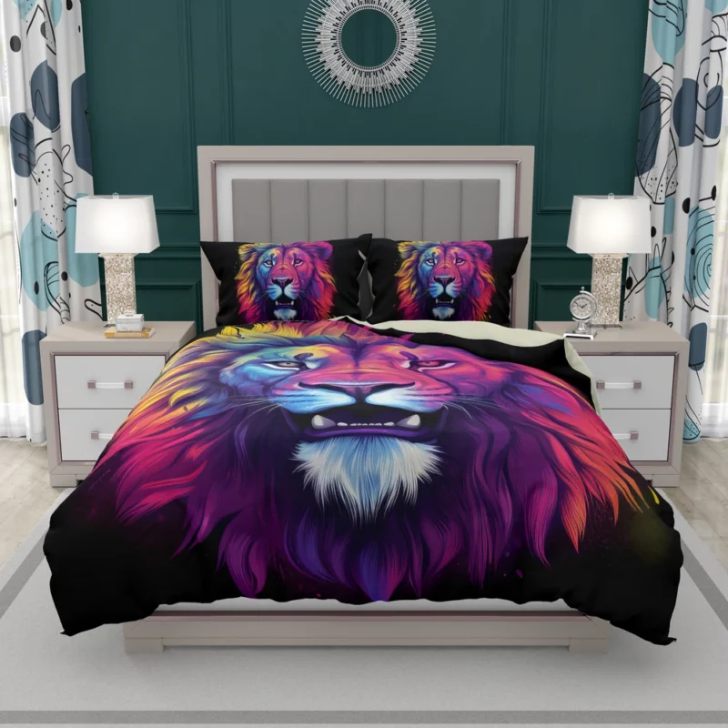 Majestic Lion Painting Bedding Set 2