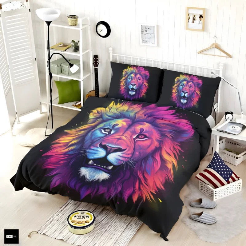 Majestic Lion Painting Bedding Set