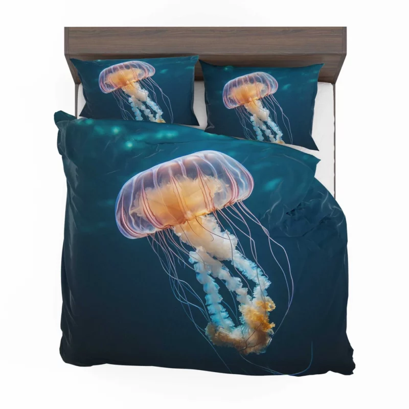 Majestic Ocean Jellyfish Octopus Bedding Set 2