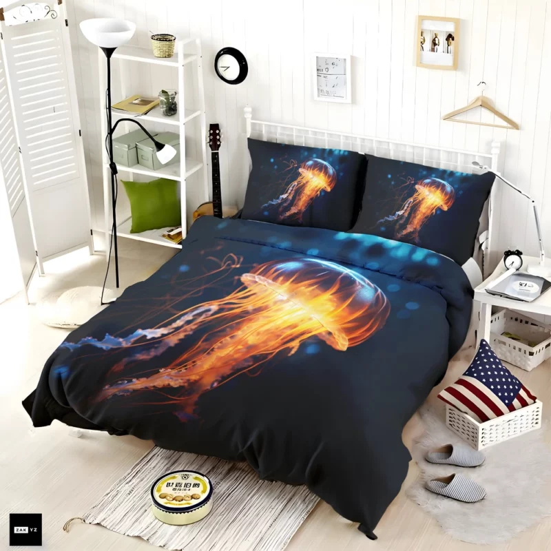 Majestic Ocean Jellyfish SEA Bedding Set