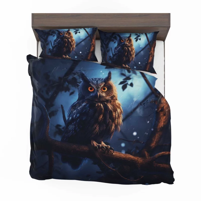 Majestic Owl at Night Bedding Set 2