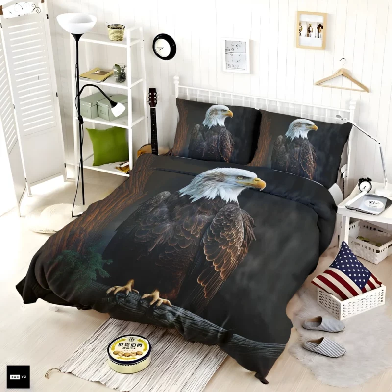 Majestic Soaring Eagle Art Bedding Set