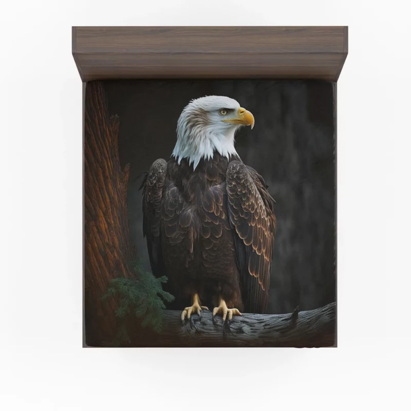 Majestic Soaring Eagle Art Fitted Sheet