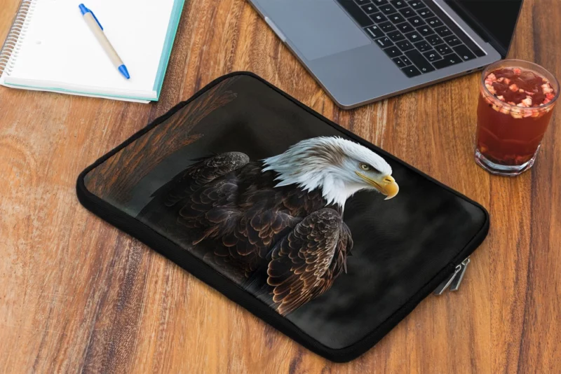 Majestic Soaring Eagle Art Laptop Sleeve 2