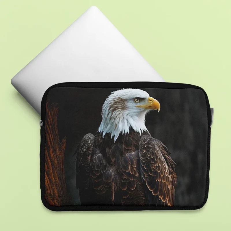 Majestic Soaring Eagle Art Laptop Sleeve