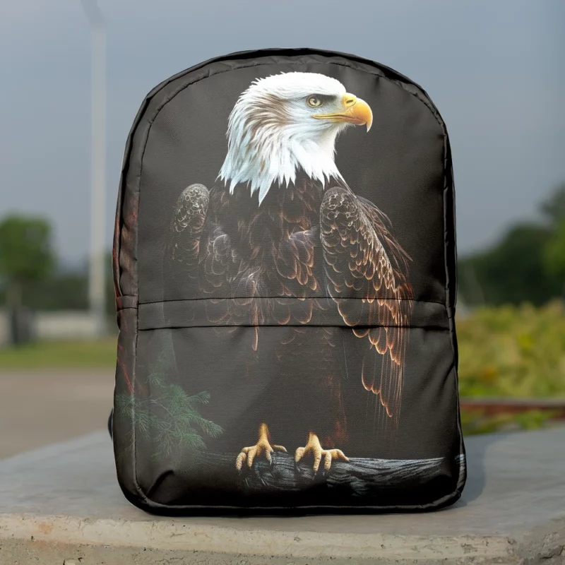 Majestic Soaring Eagle Art Minimalist Backpack