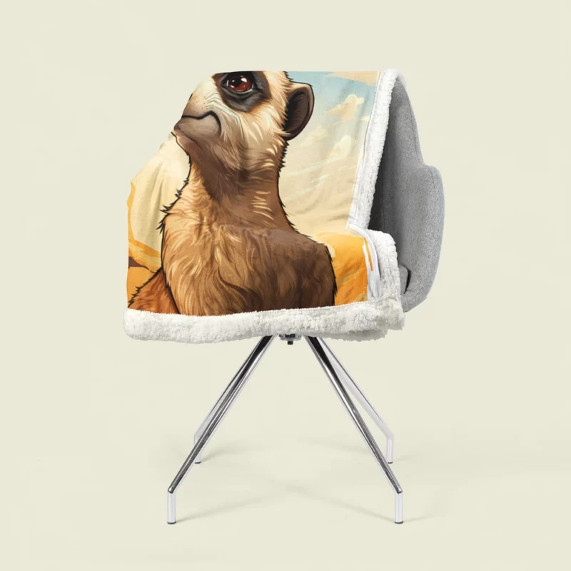 Meerkat from Beloved Sherpa Fleece Blanket 1