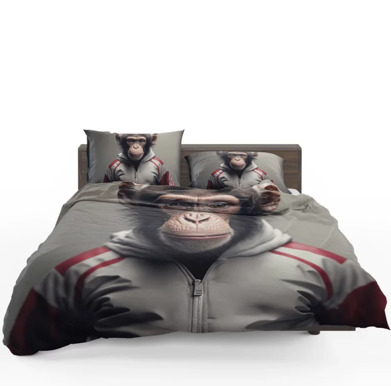 Monkey With Label Bedding Set 1