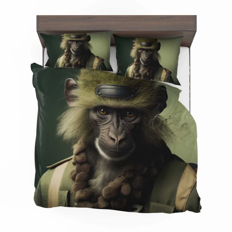 Monkey in Green Clothes Bedding Set 2