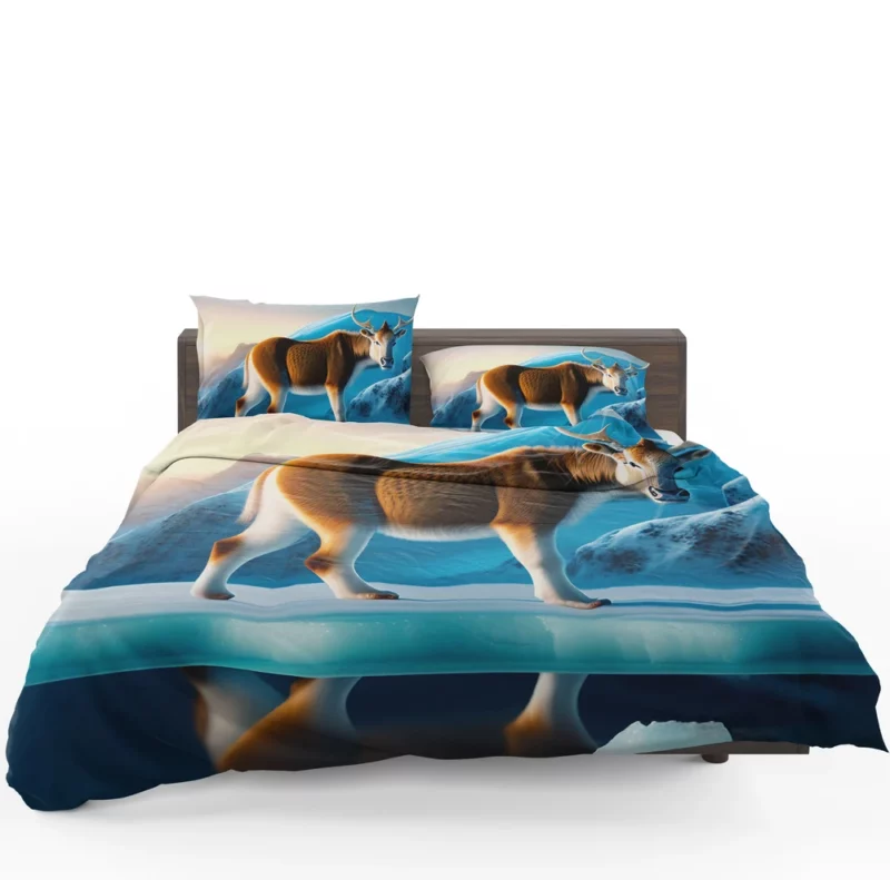 Moose on an Iceberg Bedding Set 1