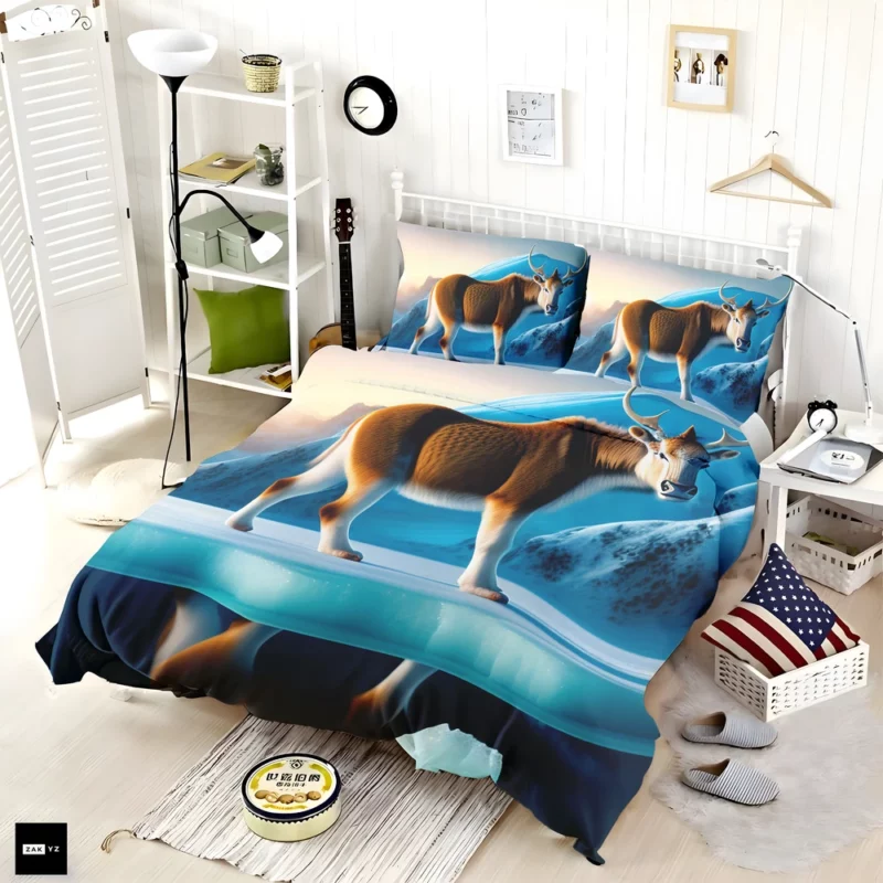 Moose on an Iceberg Bedding Set