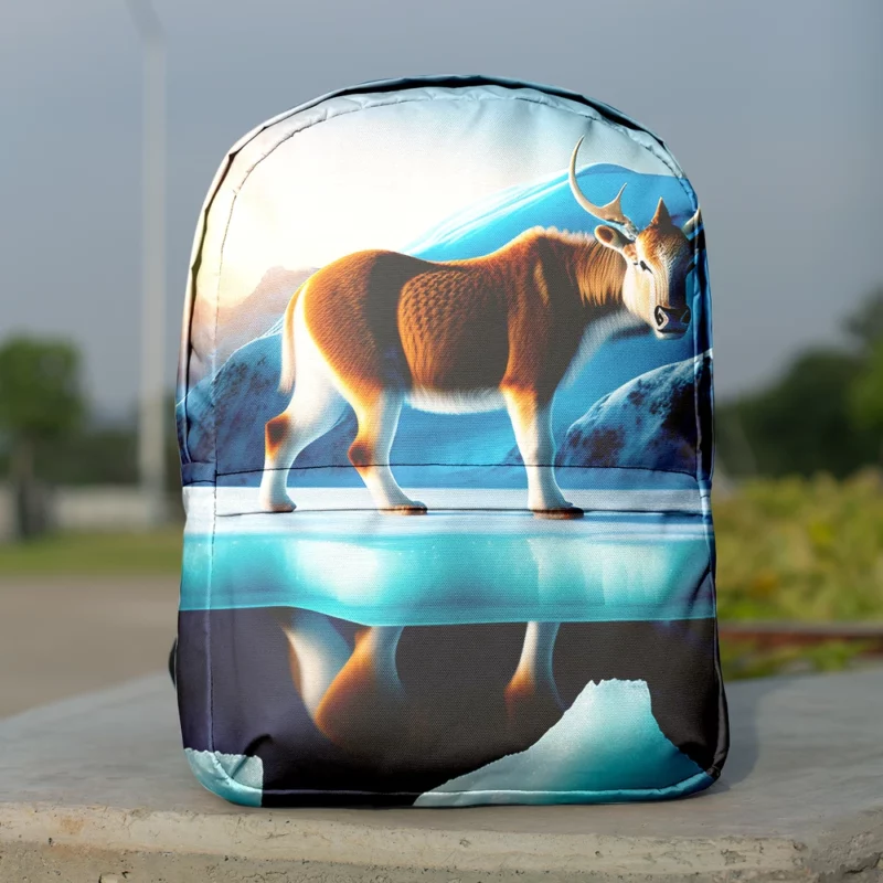 Moose on an Iceberg Minimalist Backpack