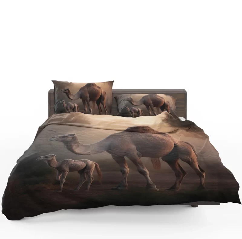 Mother Camel and Baby Bedding Set 1