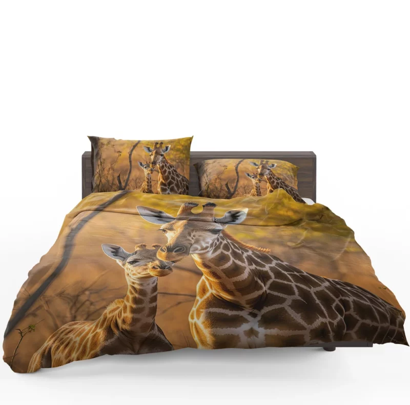 Mother and Baby Giraffe Bedding Set 1