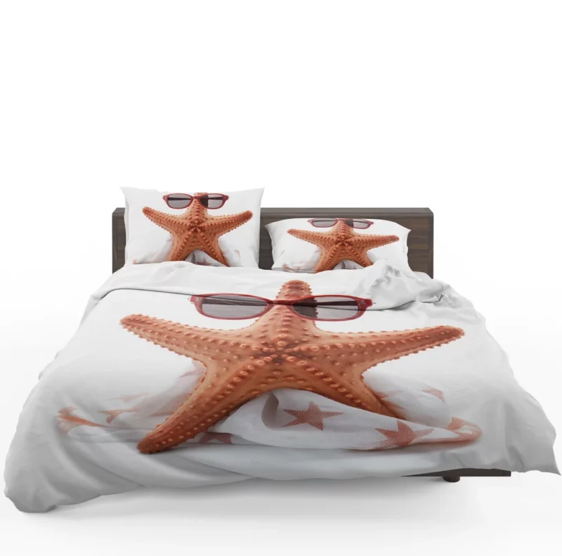 Movie Star Starfish Illustration Bedding Set 1