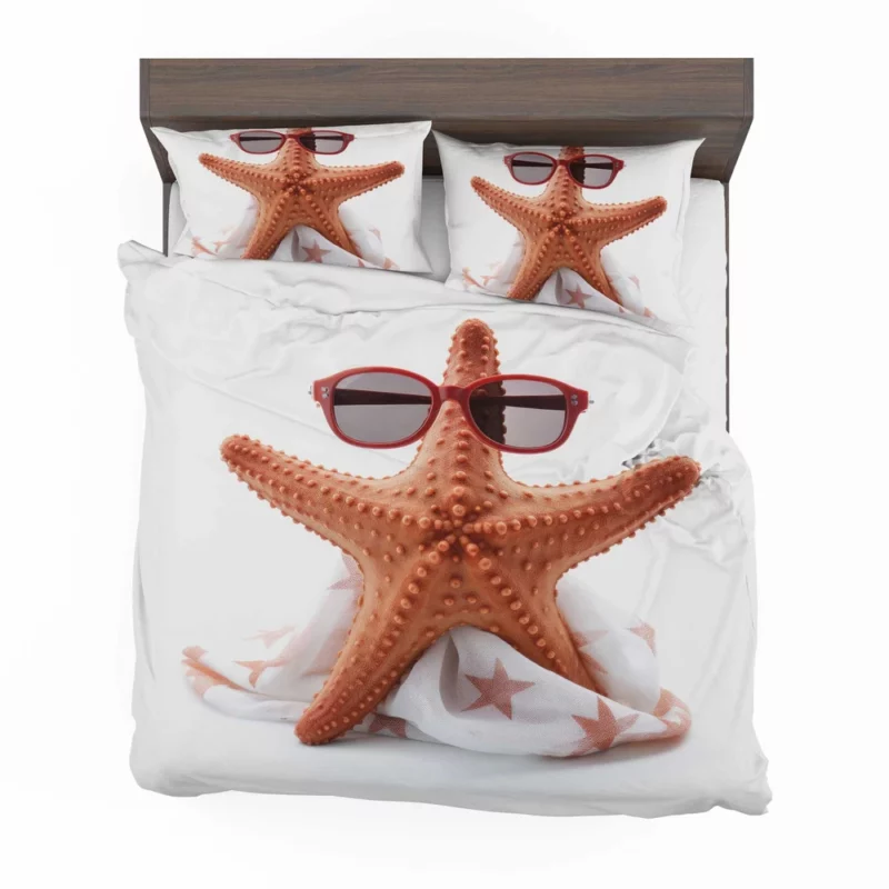 Movie Star Starfish Illustration Bedding Set 2