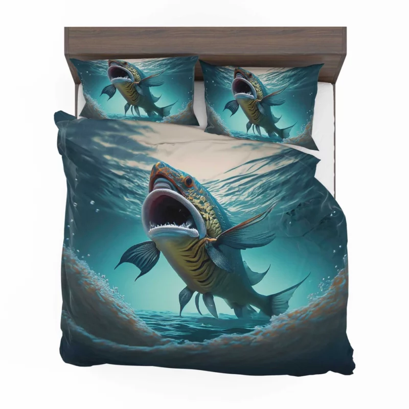 Naughty Shark with Quirky Features Bedding Set 2