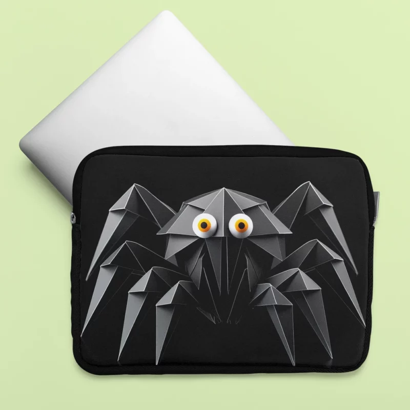 Origami Spider Character Laptop Sleeve