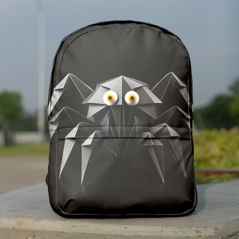 Origami Spider Character Minimalist Backpack