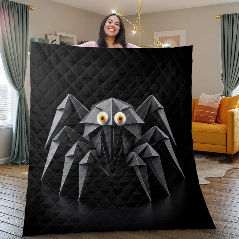 Origami Spider Character Quilt Blanket