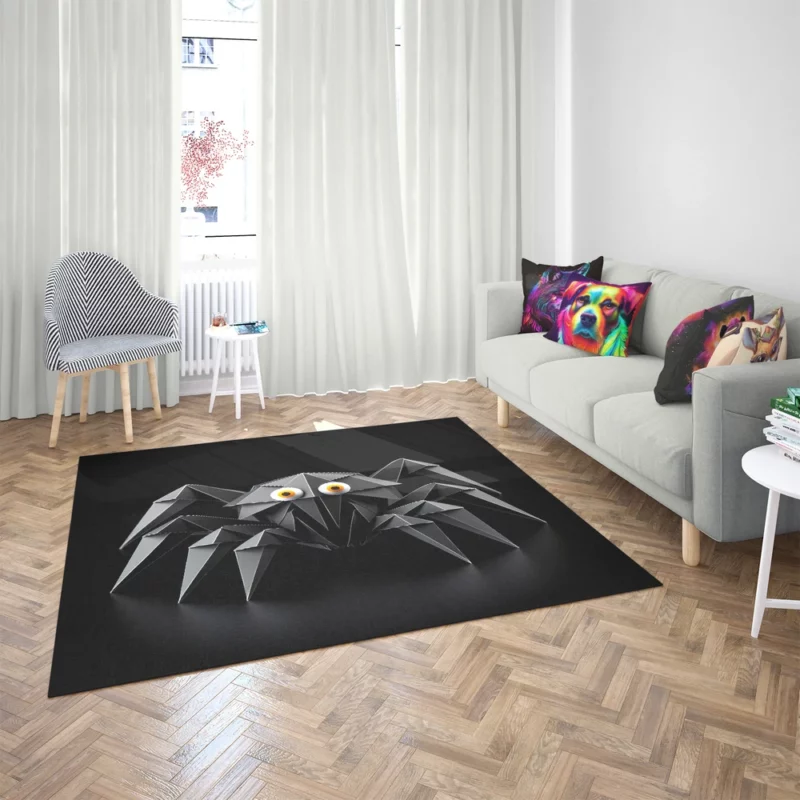 Origami Spider Character Rug 2