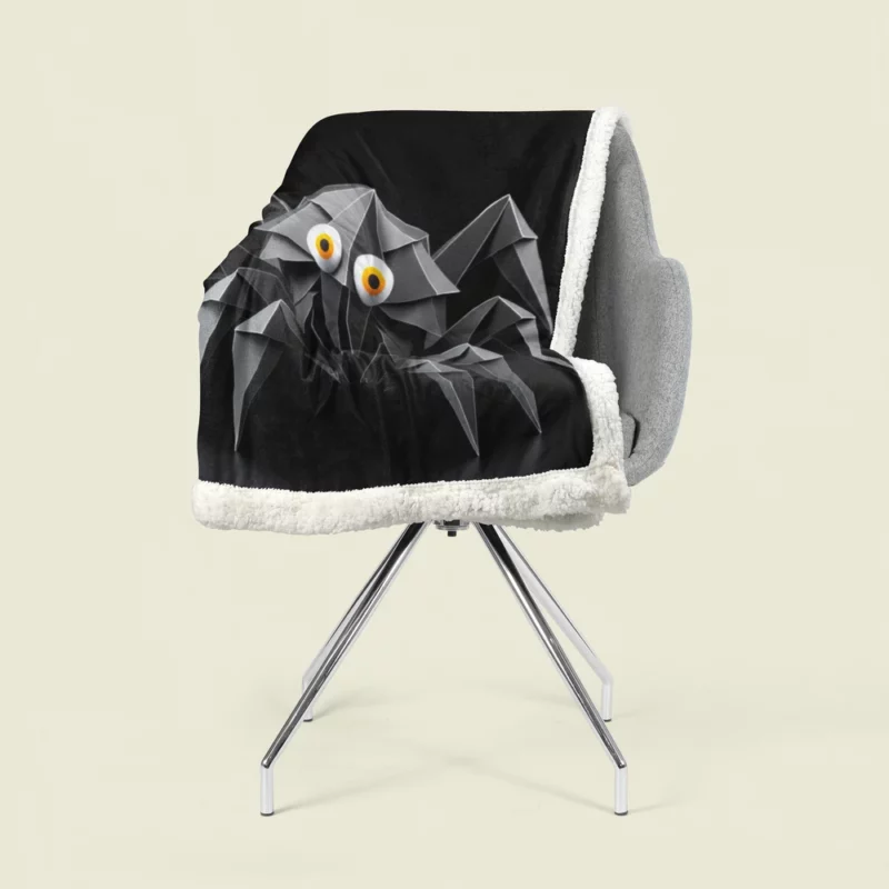 Origami Spider Character Sherpa Fleece Blanket 1