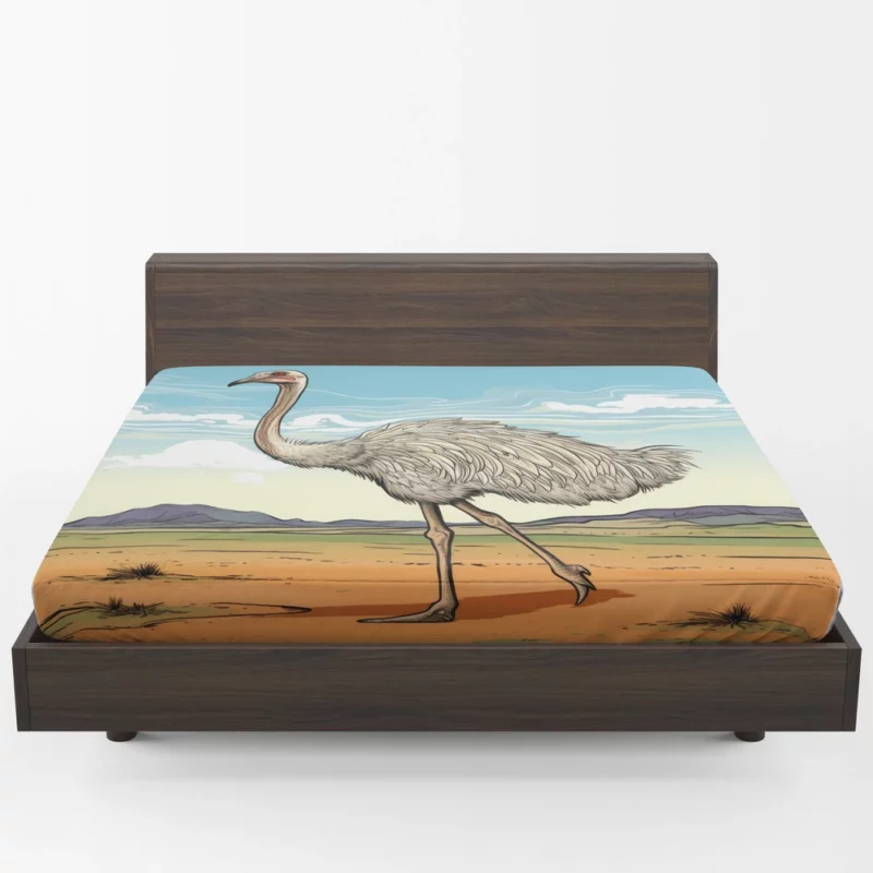 Ostrich Strutting Contour Fitted Sheet 1