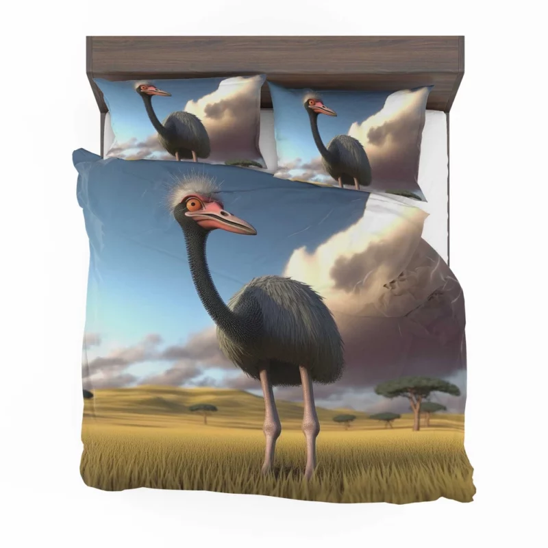 Ostrich in the Field Bedding Set 2