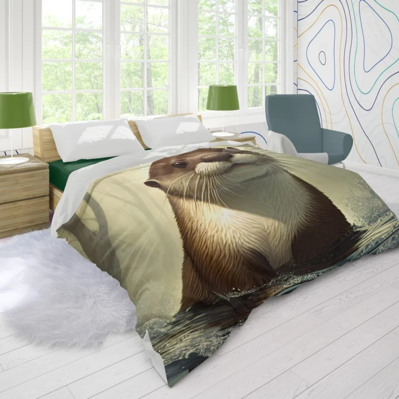 Ottar in the Forest Duvet Cover