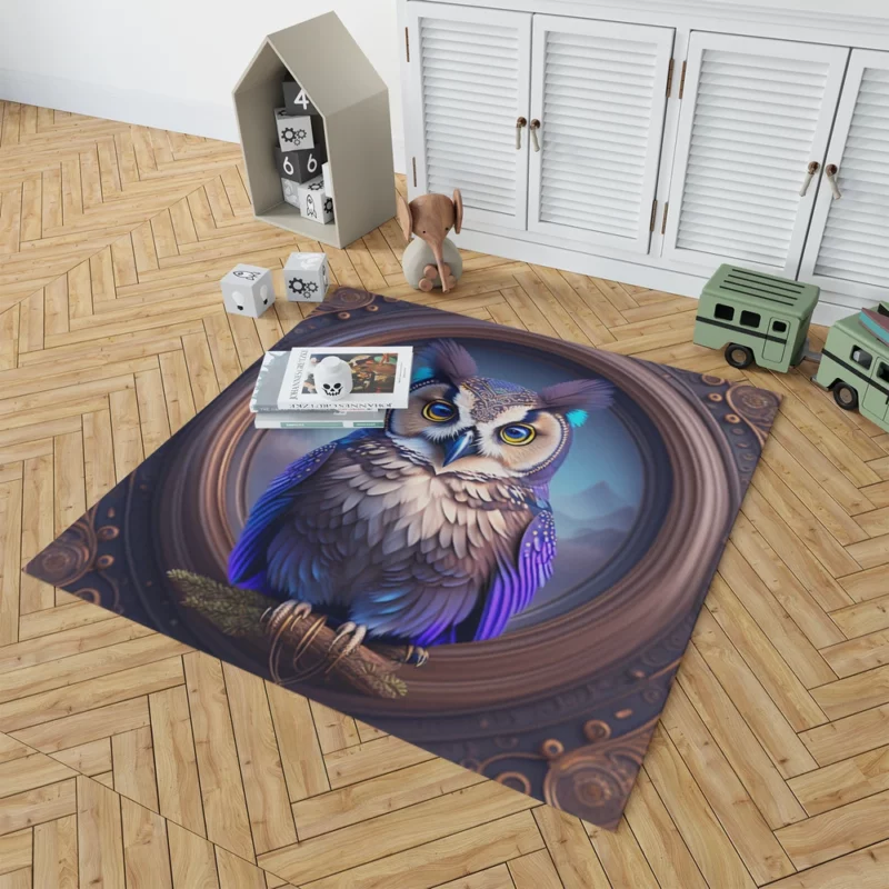 Owl Portrait Rug 1