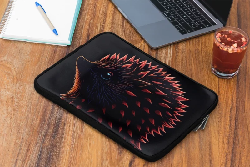 Owl Vector Design Fox Inspired Art Laptop Sleeve 2