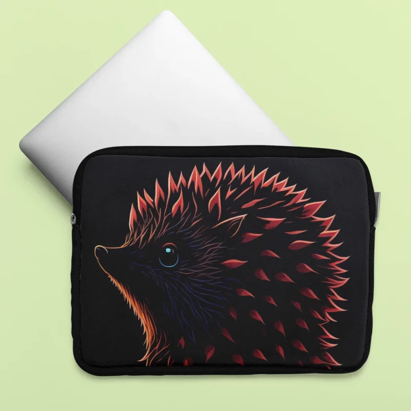 Owl Vector Design Fox-Inspired Art Laptop Sleeve