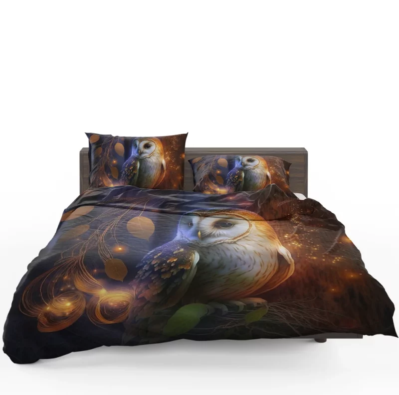 Owl in the Woods Bedding Set 1