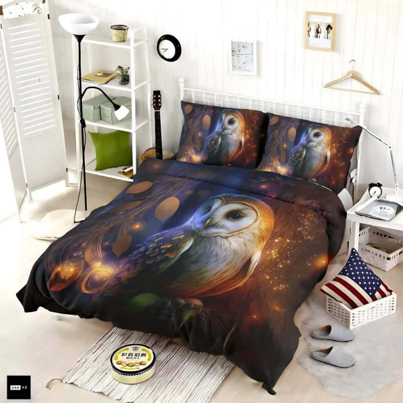 Owl in the Woods Bedding Set