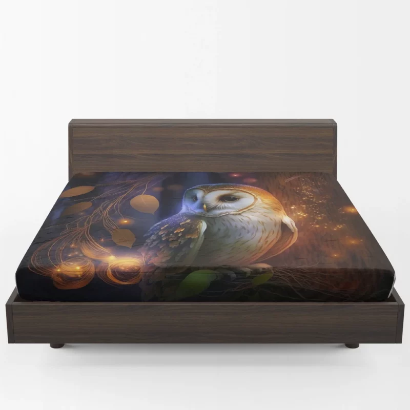 Owl in the Woods Fitted Sheet 1