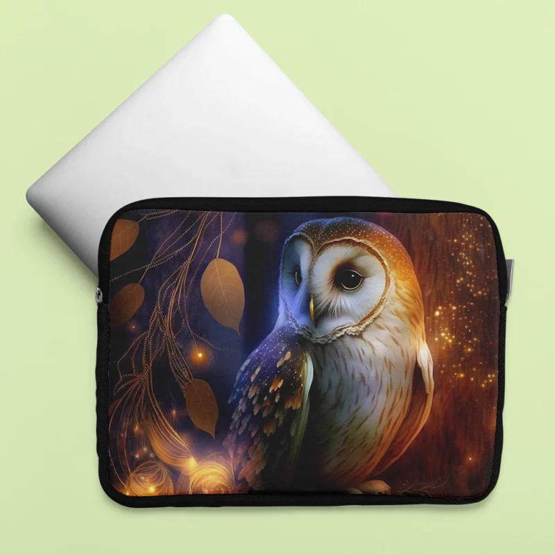 Owl in the Woods Laptop Sleeve