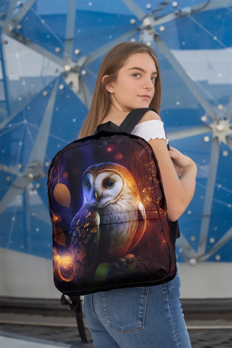 Owl in the Woods Minimalist Backpack 2